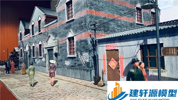 江永中共四大纪念馆微缩